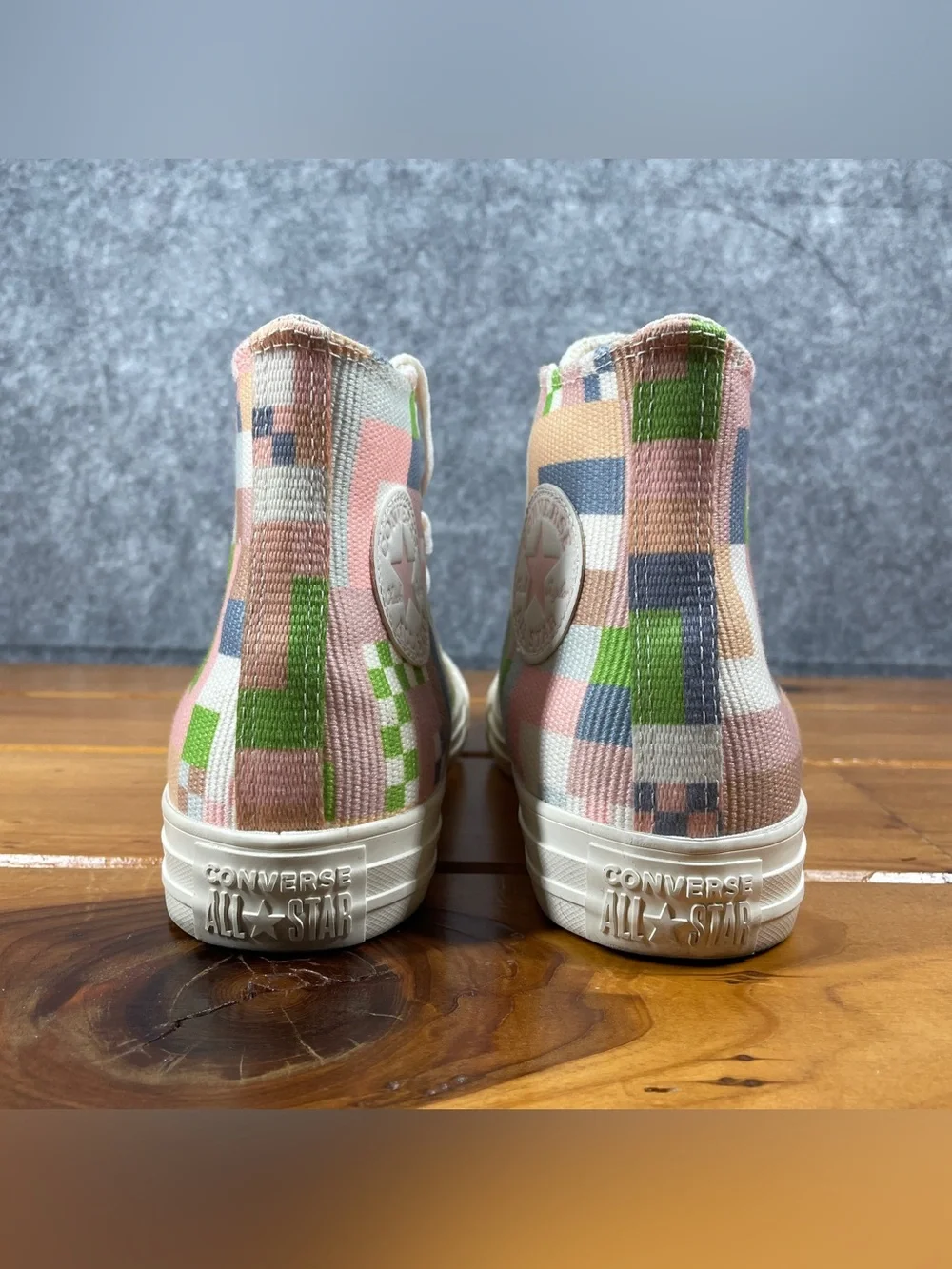 Converse Chuck Taylor All Star WOMENS 7 Crafted High Abstract Stripes 572702F
